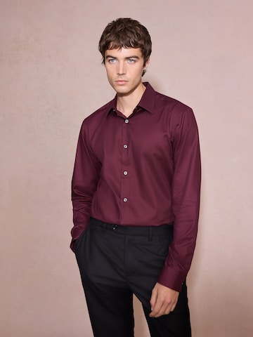 Slim fit Camicia business di Next in rosso: frontale