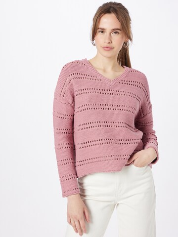 Thought Sweater in Pink: front