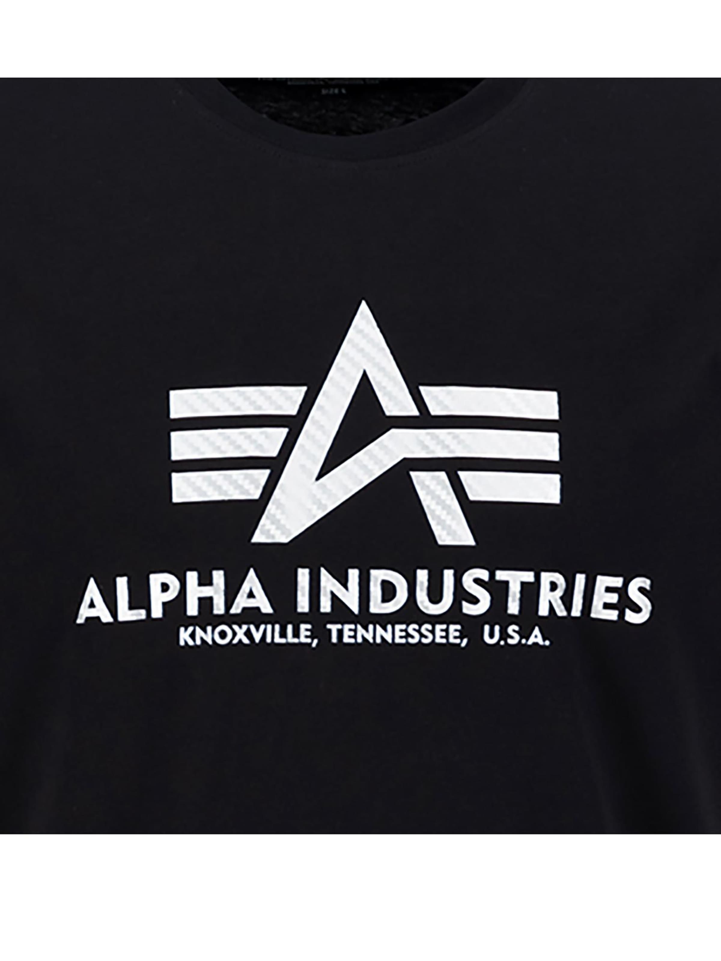 ALPHA INDUSTRIES Shirt in Black