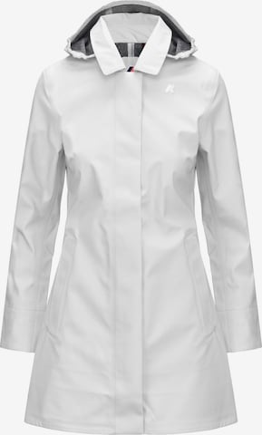 K-Way Between-Season Jacket in White: front