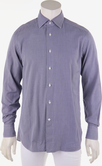 Ermenegildo Zegna Button Up Shirt in M in Night blue / White, Item view