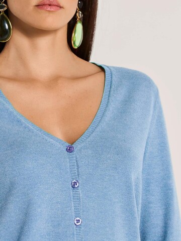 Cardigan MADELEINE en bleu