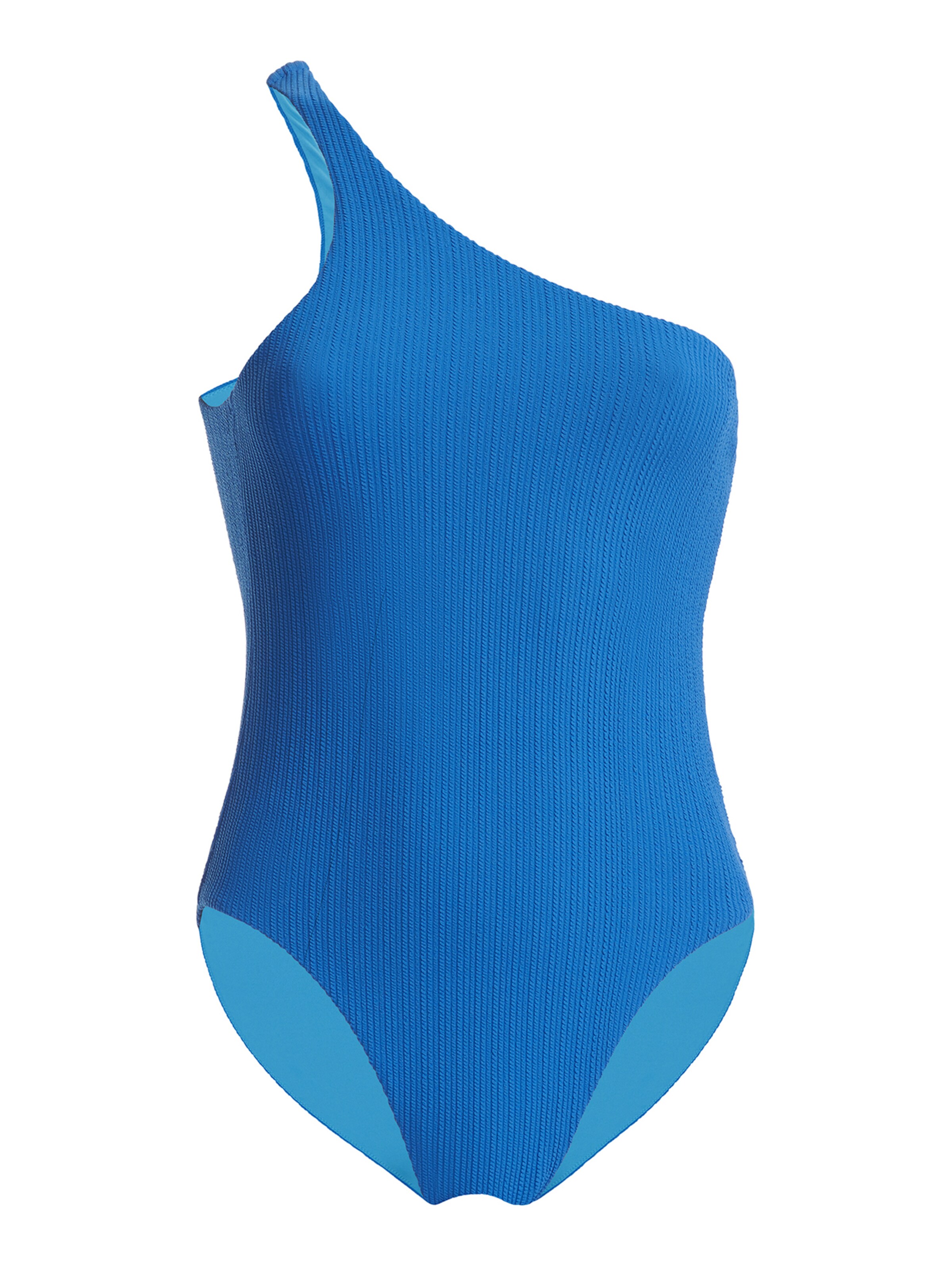 Wolford Bralette Swimsuit ' High Leg One Piece ' in Blue: front