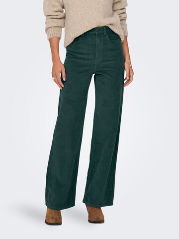 ONLY Wide leg Broek in Groen
