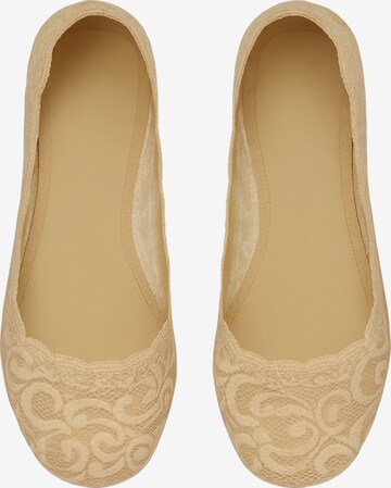 C&City Enkelsokken in Beige: voorkant