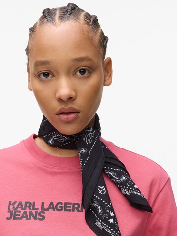 KARL LAGERFELD JEANS - Lenço em preto: frente