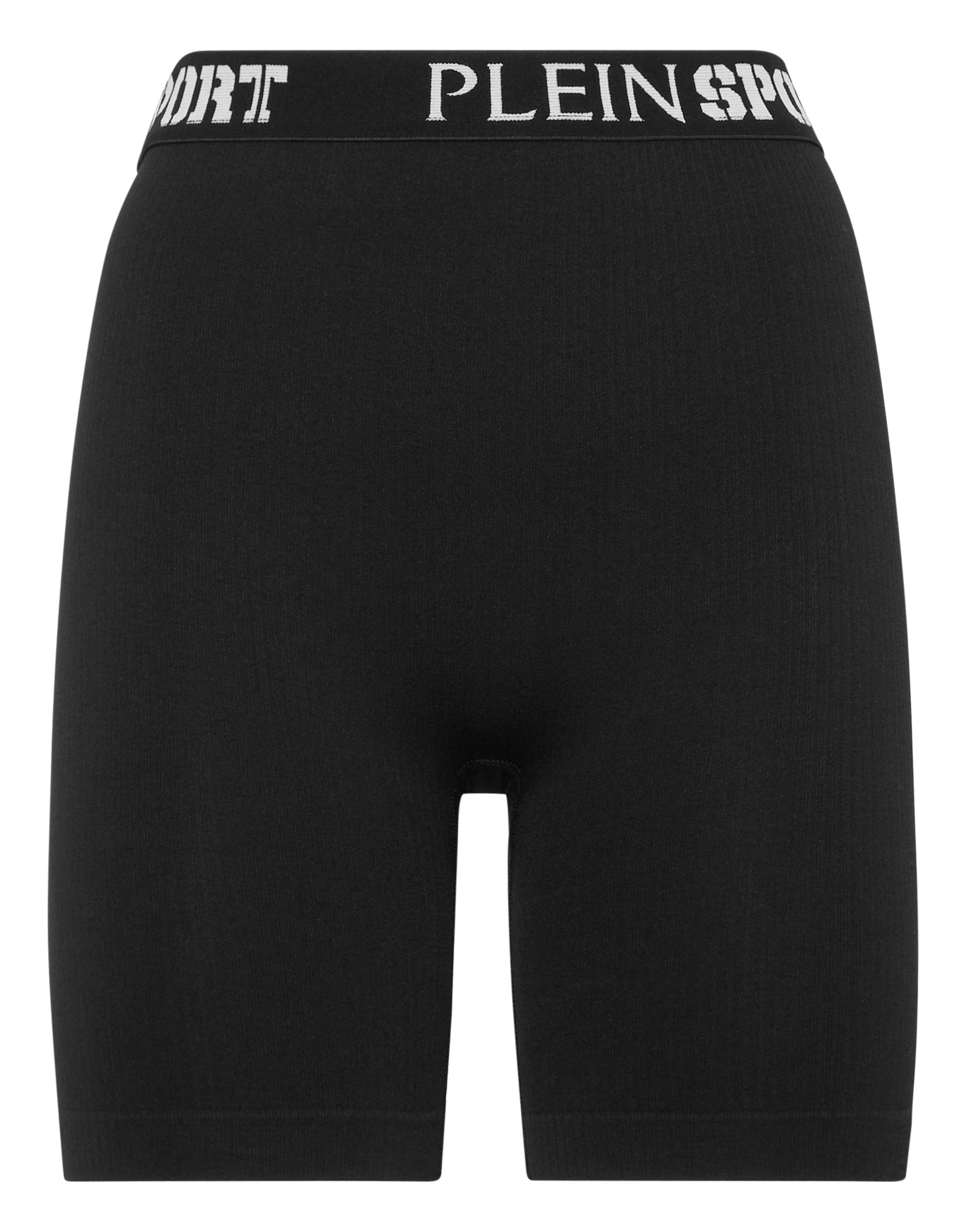 Plein Sport - Skinny Pantalón deportivo en negro: frente