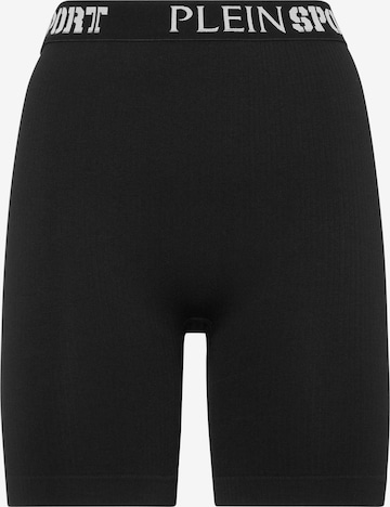 Skinny Pantalon de sport Plein Sport en noir : devant