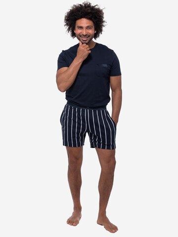 Mey Pajama short 'Valsted' in Blue
