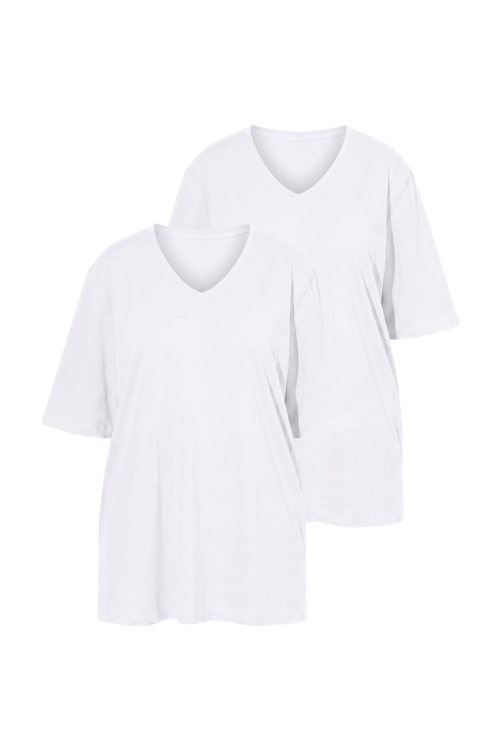 Ulla Popken Shirt in Weiß: Vorderseite