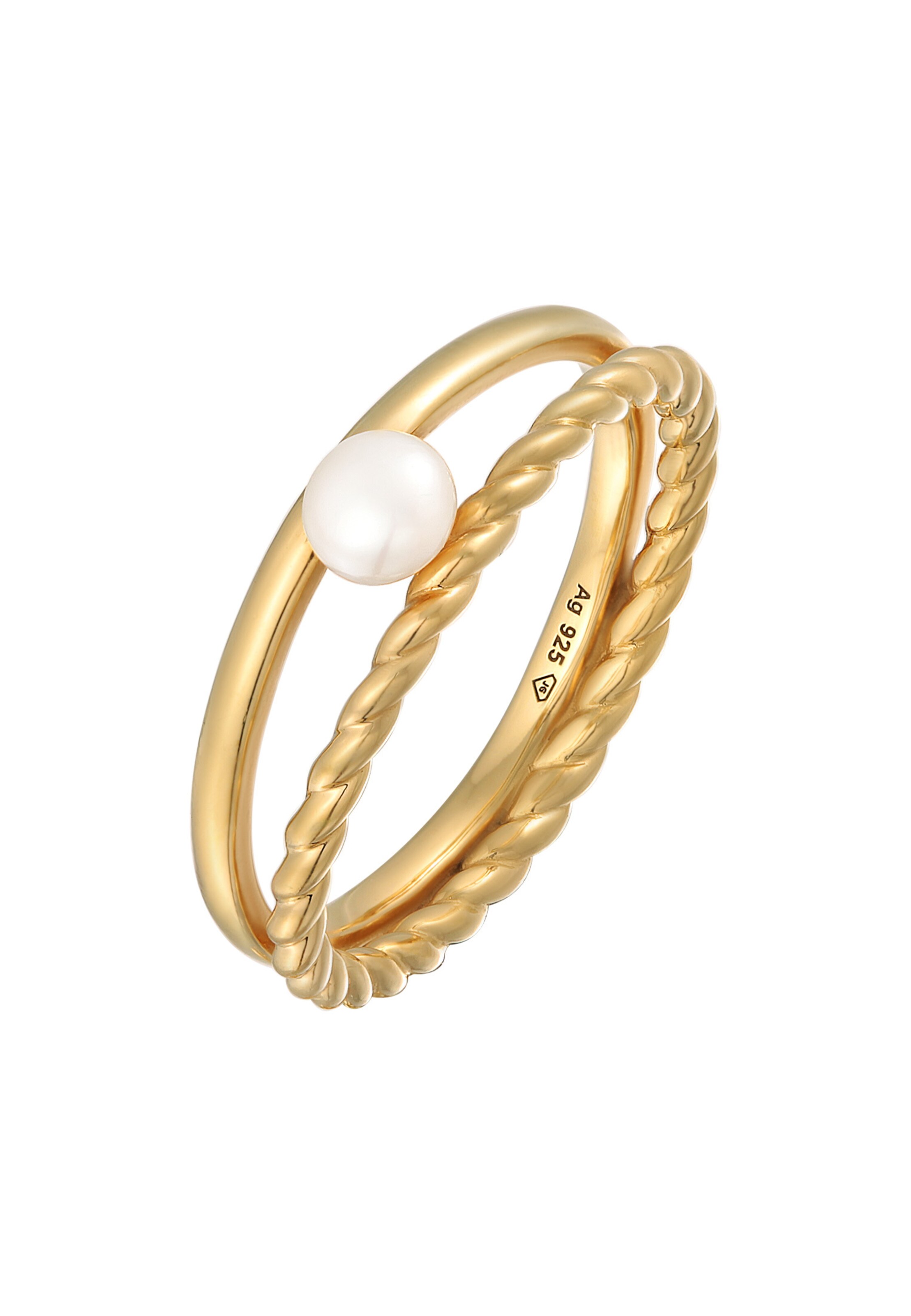 ELLI PREMIUM Ring in Gold: Vorderseite