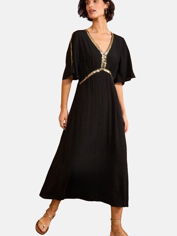 Abito di love & roses in nero: frontale