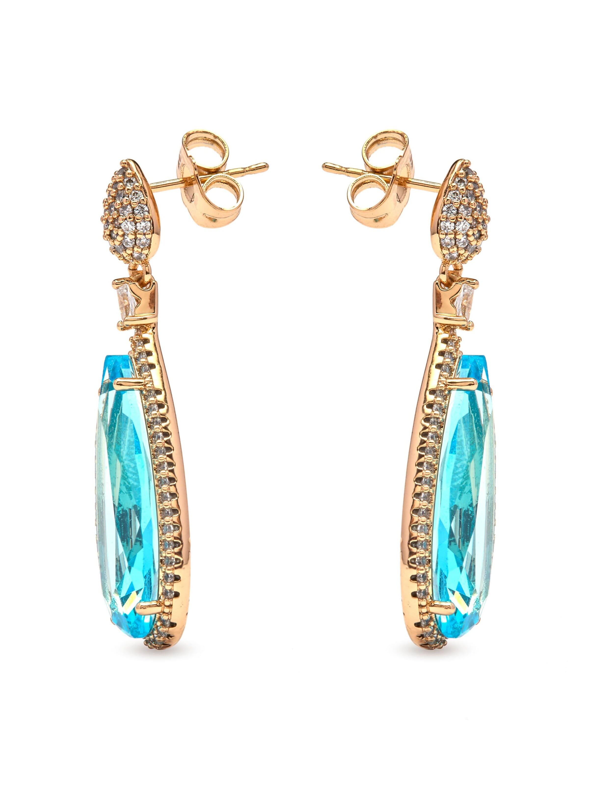 Luxenter - Pendientes 'Miely' en azul