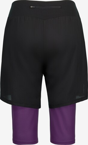 Ulla Popken Skinny Workout Pants in Purple