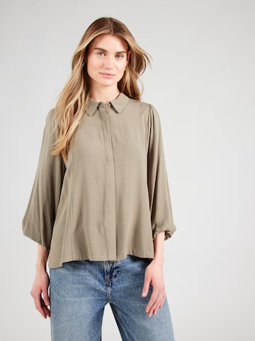 Camicia da donna 'Eleanor' di Soft Rebels in verde: frontale