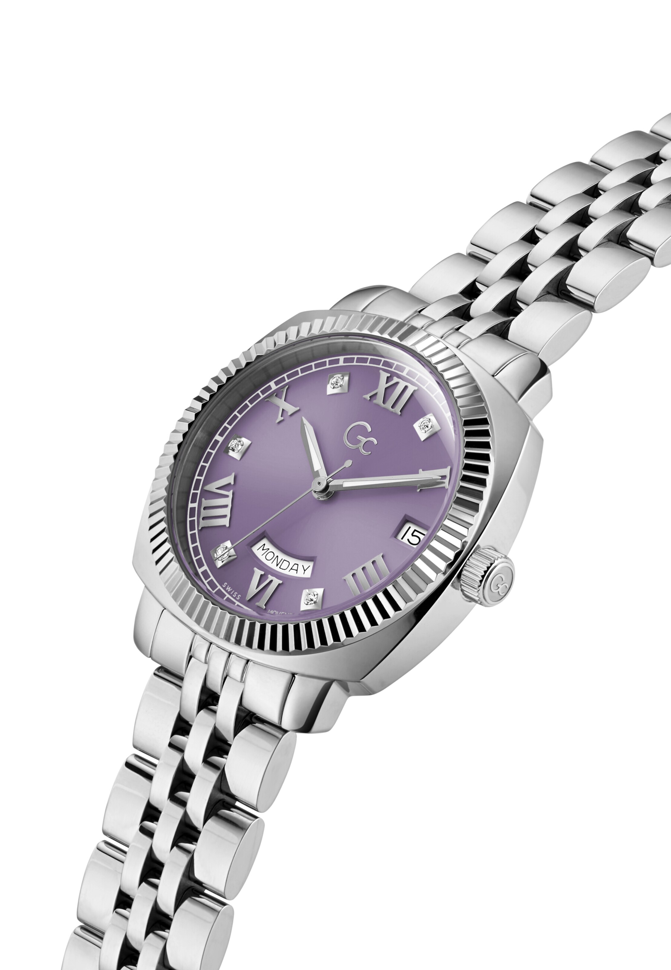 Gc Analoog horloge 'Flair Coussin Lady' in Zilver