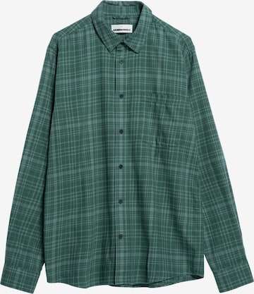 ARMEDANGELS Button Up Shirt 'AARSENIO' in Green: front