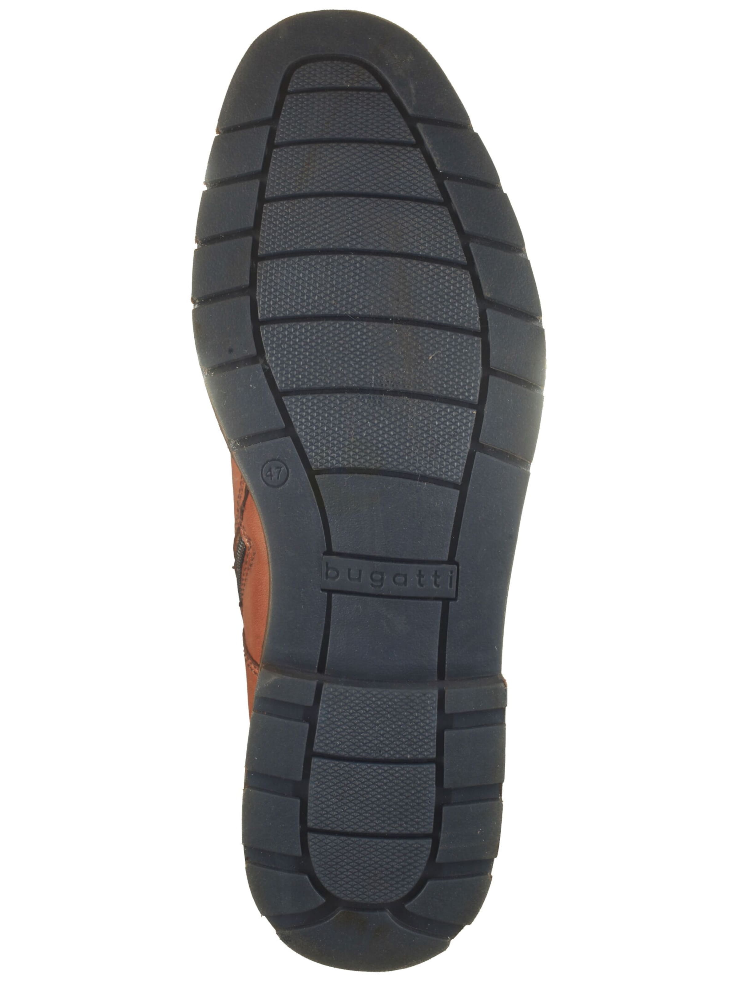 Boots stringati di bugatti in marrone