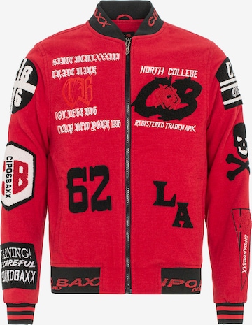 CIPO & BAXX Between-season jacket in Red: front