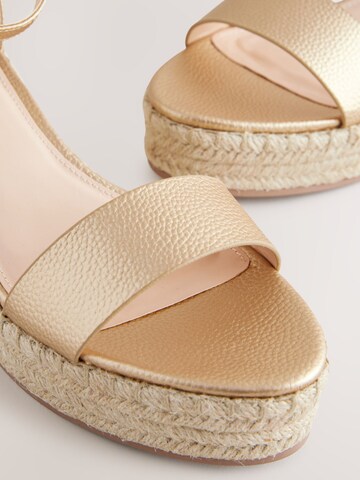 Sandalo 'Forever Comfort' di Next in oro