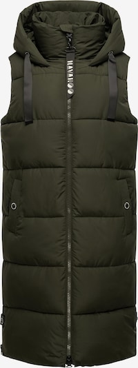 NAVAHOO Weste in khaki / weiß, Produktansicht