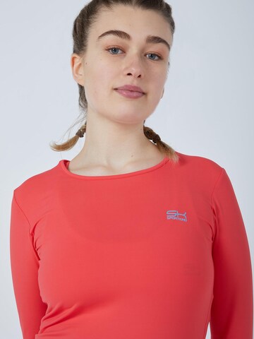 SPORTKIND Funktionsshirt 'Longsleeve Shirt'‌‌‌‌‌‌‌‌‌ in Orange
