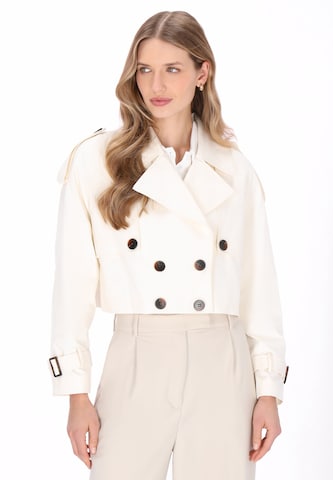 DreiMaster Klassik - Abrigo de entretiempo 'Classic' en blanco: frente