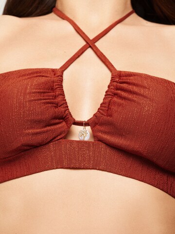 Tezenis Bikini Top 'Paradise Bay' in Brown