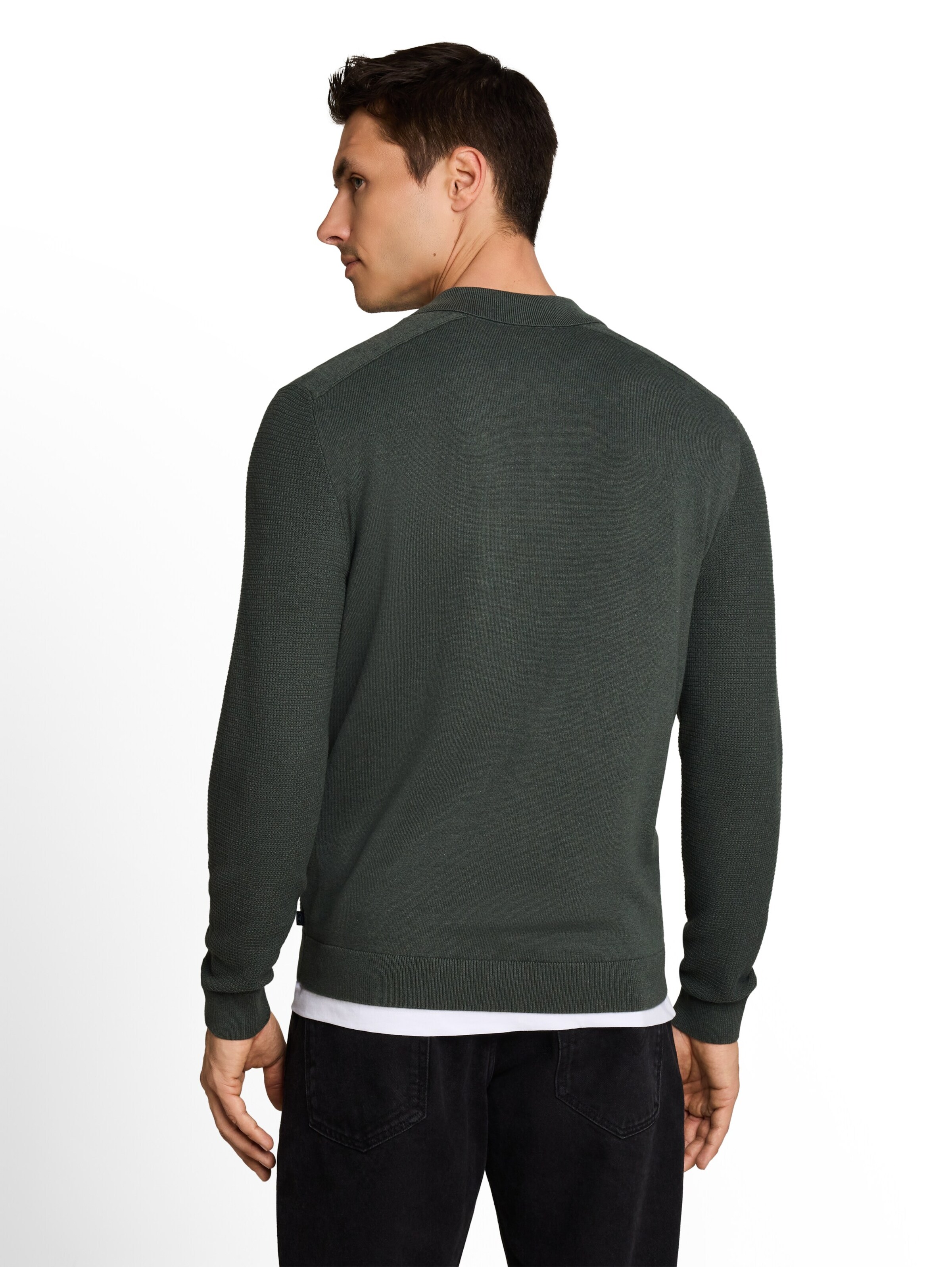 TOM TAILOR Pullover in Grün
