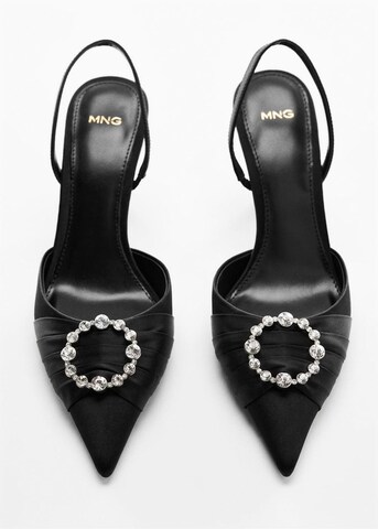 MANGO Slingback Pumps 'Row-a' in Black