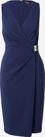 Lauren Ralph Lauren Koktejl obleka 'TASHESSA' | modra barva: sprednja stran