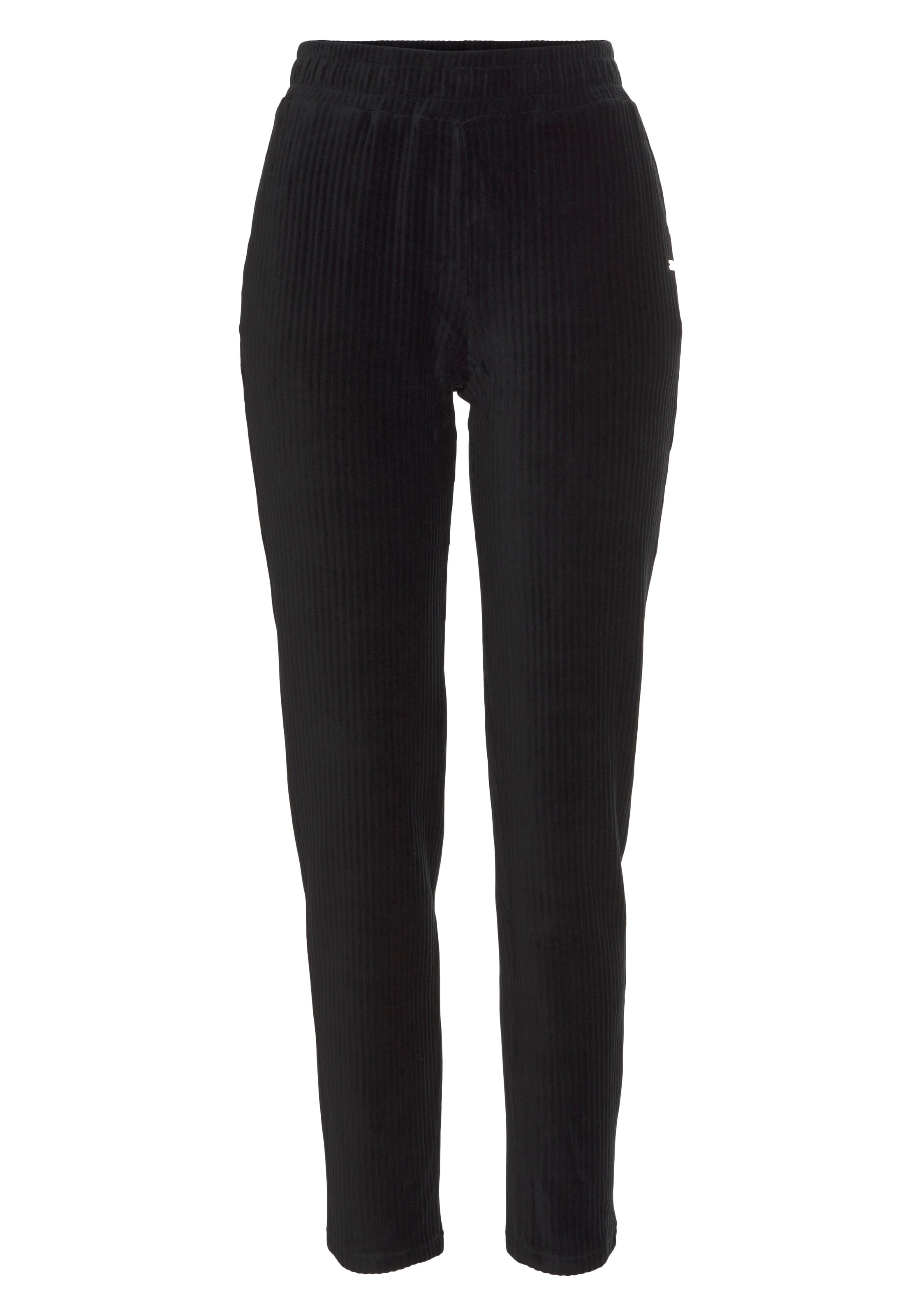 VIVANCE Úzky strih Nohavice - Čierna: predná strana