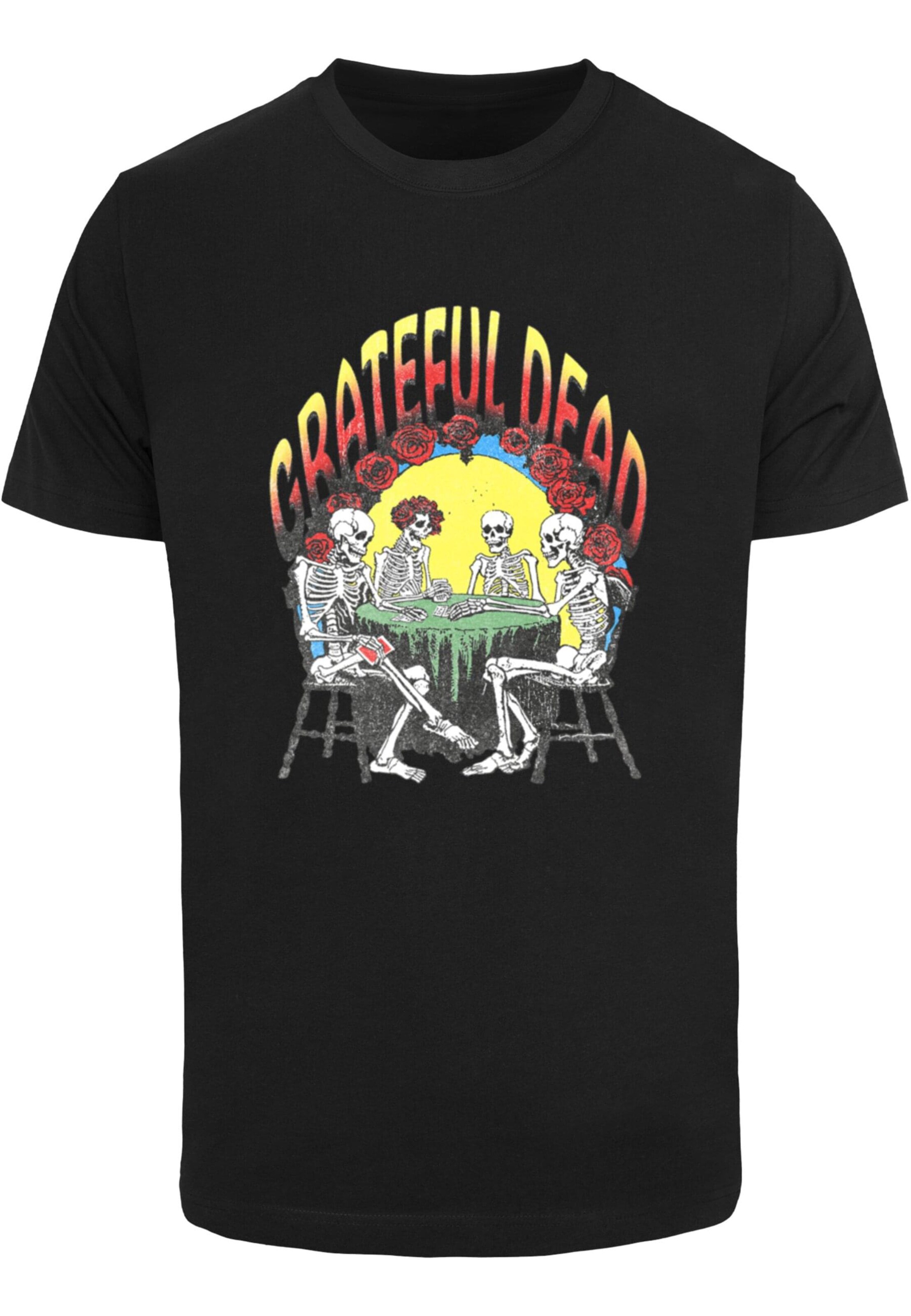 Merchcode Shirt 'Grateful Dead Poker Game' in Black: front