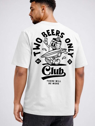 Neverless Shirt 'Two Beers only' in White
