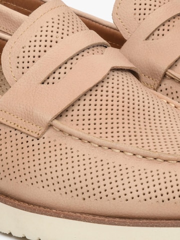Estro Mocassins '028-5' in Beige