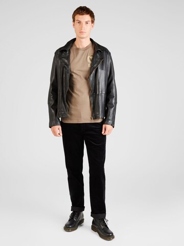 G-STAR T-Shirt 'Shadow' in Braun
