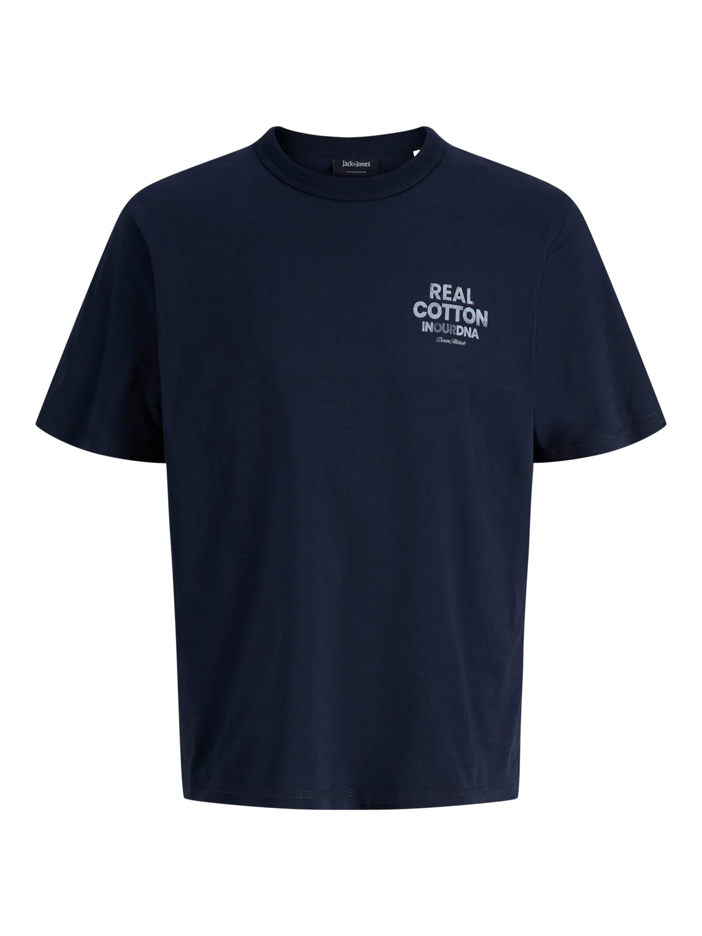 JACK & JONES T-Shirt 'JJEDOVER' en XXL en bleu marine / bleu clair, Vue avec produit