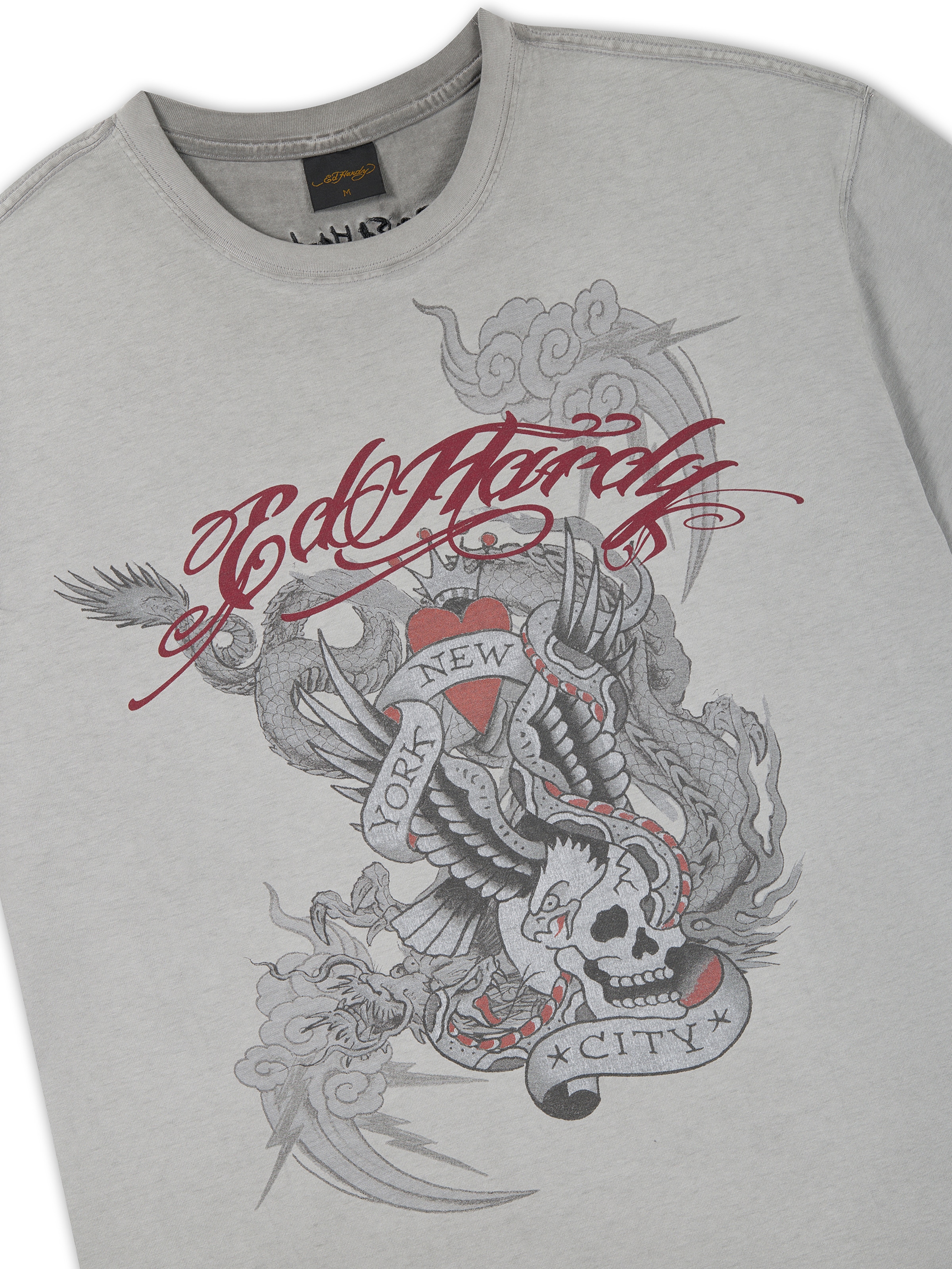 Maglietta di Ed Hardy in grigio