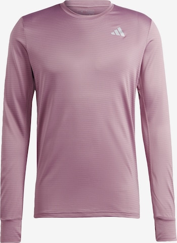 T-Shirt fonctionnel 'Own the Run' ADIDAS PERFORMANCE en rose : devant