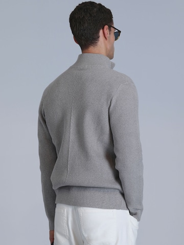 Lufian Knit Cardigan in Grey