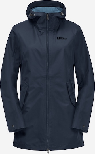 JACK WOLFSKIN Outdoorjas 'Dakar' in de kleur Marine / Zwart, Productweergave