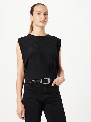 s.Oliver BLACK LABEL - Camiseta en negro: frente