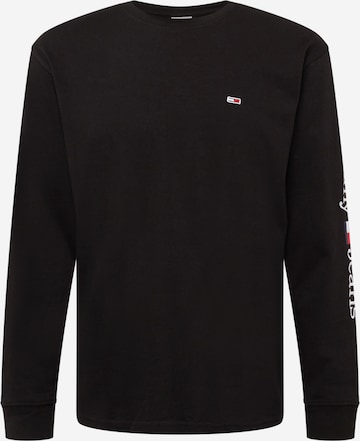 Tommy Jeans - Camiseta en negro: frente