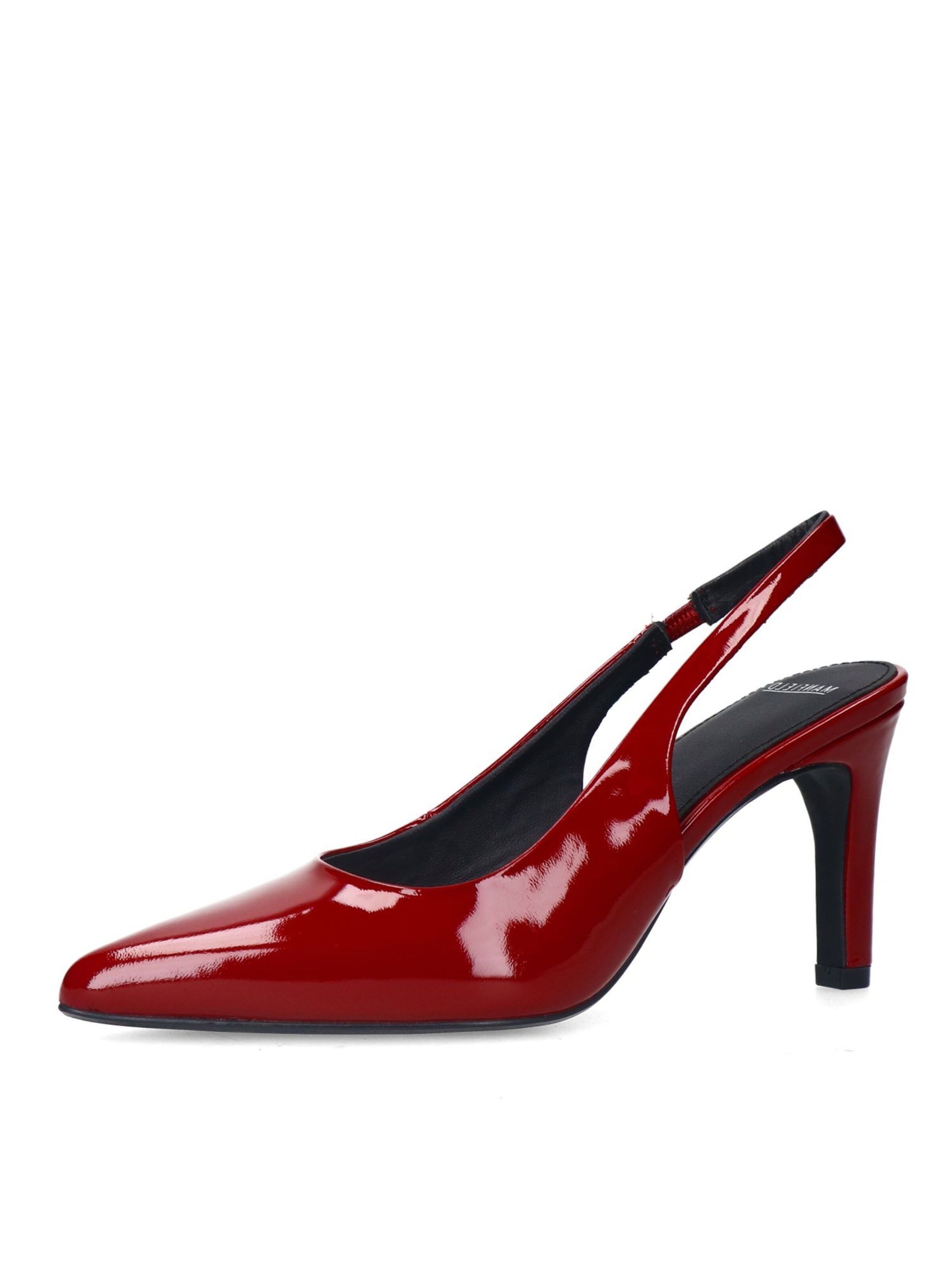 MANFIELD Slingpumps in de kleur Rood, Productweergave