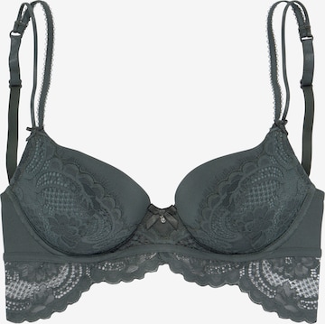 LASCANA Push-up Bra in Grey: front