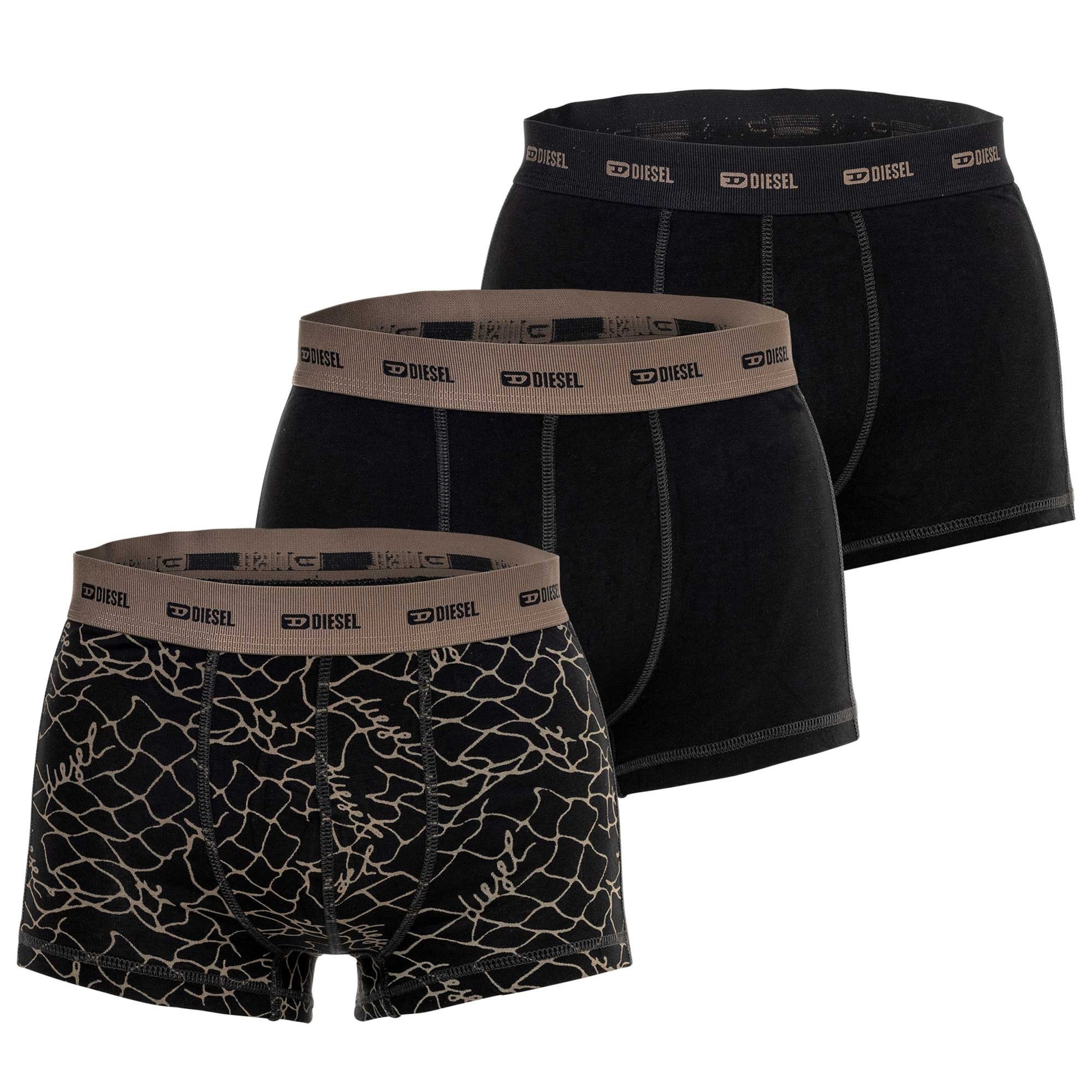DIESEL Boxershorts i svart: framsida