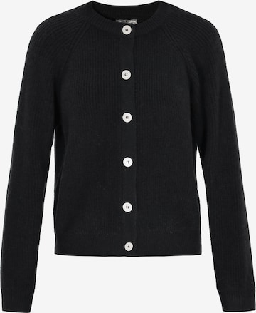 DreiMaster Vintage Πλεκτή ζακέτα σε μαύρο: μπροστά