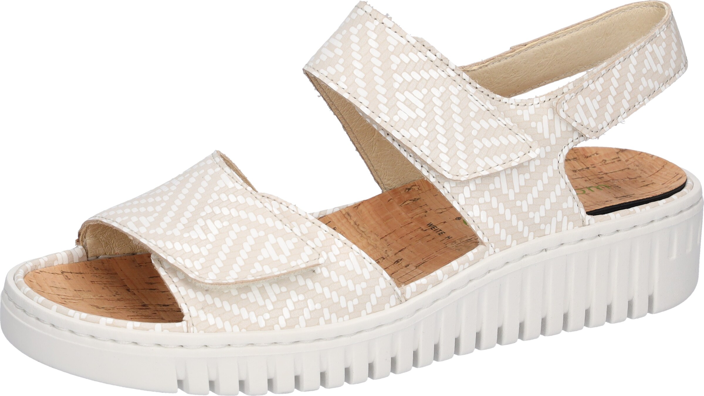 WALDLÄUFER Sandale in Beige: Vorderseite