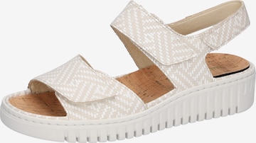 WALDLÄUFER Sandals in Beige: front