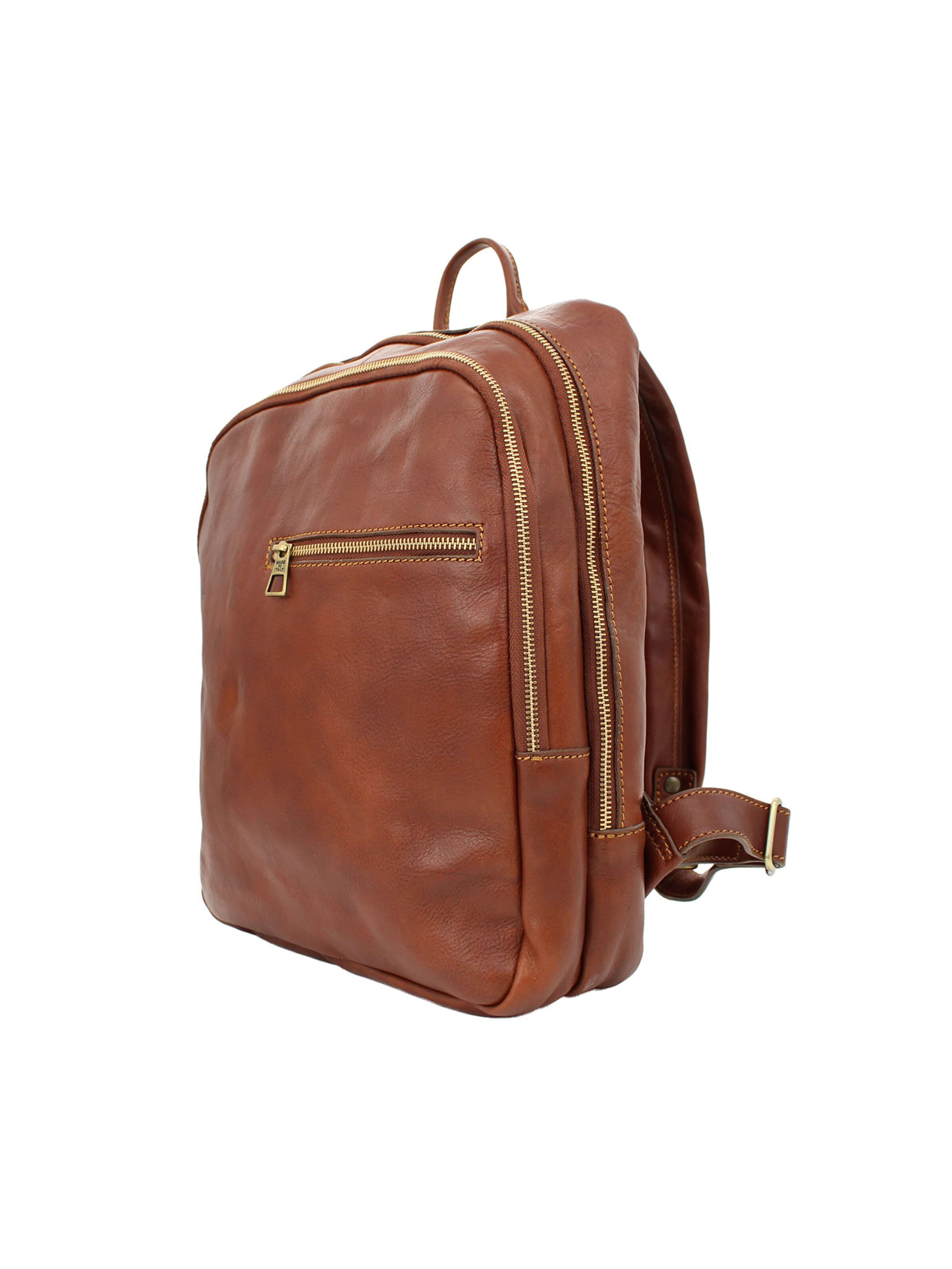bupell Rucksack 'Dante'‌ in Braun: Vorderseite